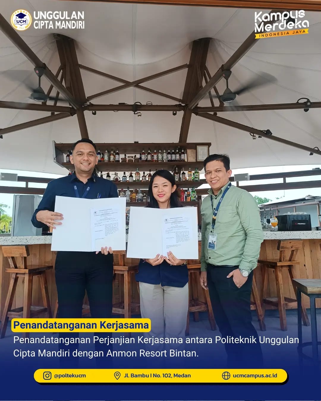 𝐔𝐂𝐌 𝐂𝐀𝐌𝐏𝐔𝐒 𝐚𝐧𝐝 𝐀𝐍𝐌𝐎𝐍 𝐑𝐄𝐒𝐎𝐑𝐓 𝐁𝐈𝐍𝐓𝐀𝐍 𝐂𝐨𝐥𝐥𝐚𝐛𝐨𝐫𝐚𝐭𝐞 𝐭𝐨 𝐀𝐝𝐯𝐚𝐧𝐜𝐞 𝐇𝐮𝐦𝐚𝐧 𝐑𝐞𝐬𝐨𝐮𝐫𝐜𝐞𝐬