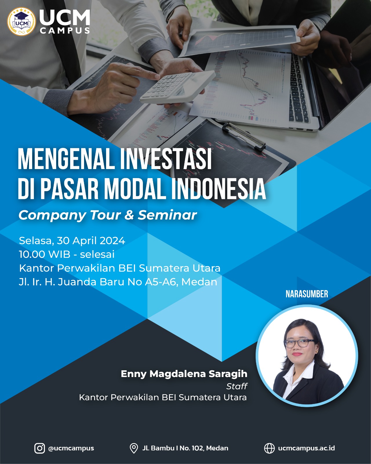 Mengenal Investasi di Pasar Modal Indonesia (Company Tour & Seminar)