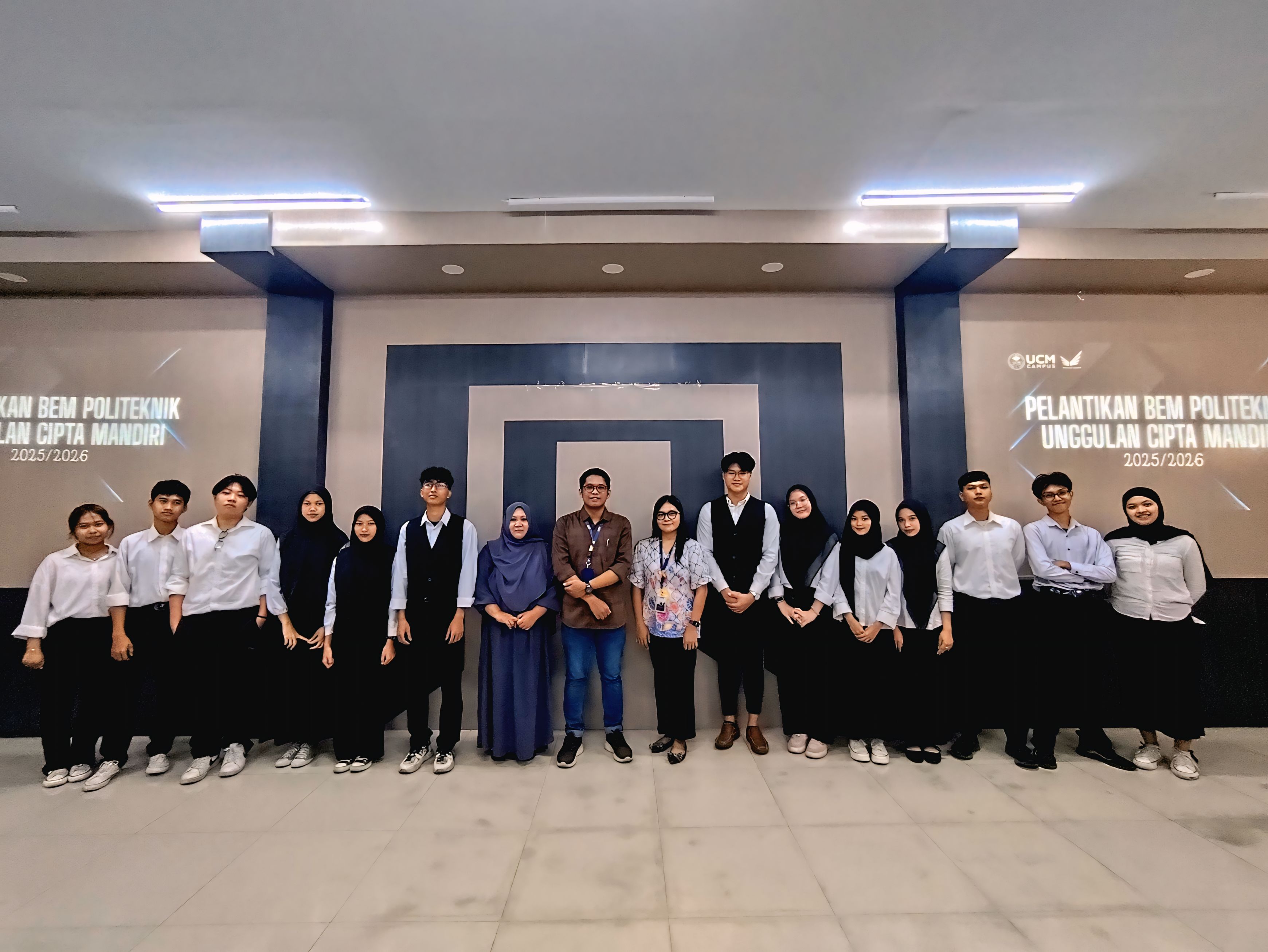 PELANTIKAN PENGURUS BADAN EKSEKUTIF MAHASISWA (BEM) POLITEKNIK UNGGULAN CIPTA MANDIRI PERIODE 2025/2026